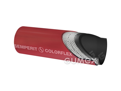 Tlaková hadica na vodu a vzduch COLORFLEX RED, 13/21mm, 20bar, EPDM, -40°C/+120°C (max. 100°C pre kapaliny v uzavretých systémoch), červená